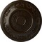 Ekena Millwork Nestor Ceiling Medallion (Fits Canopies up to 5"), Hand-Painted Bronze, 25 7/8"OD x 2 1/4"P CM25NEBZS - alternate 1